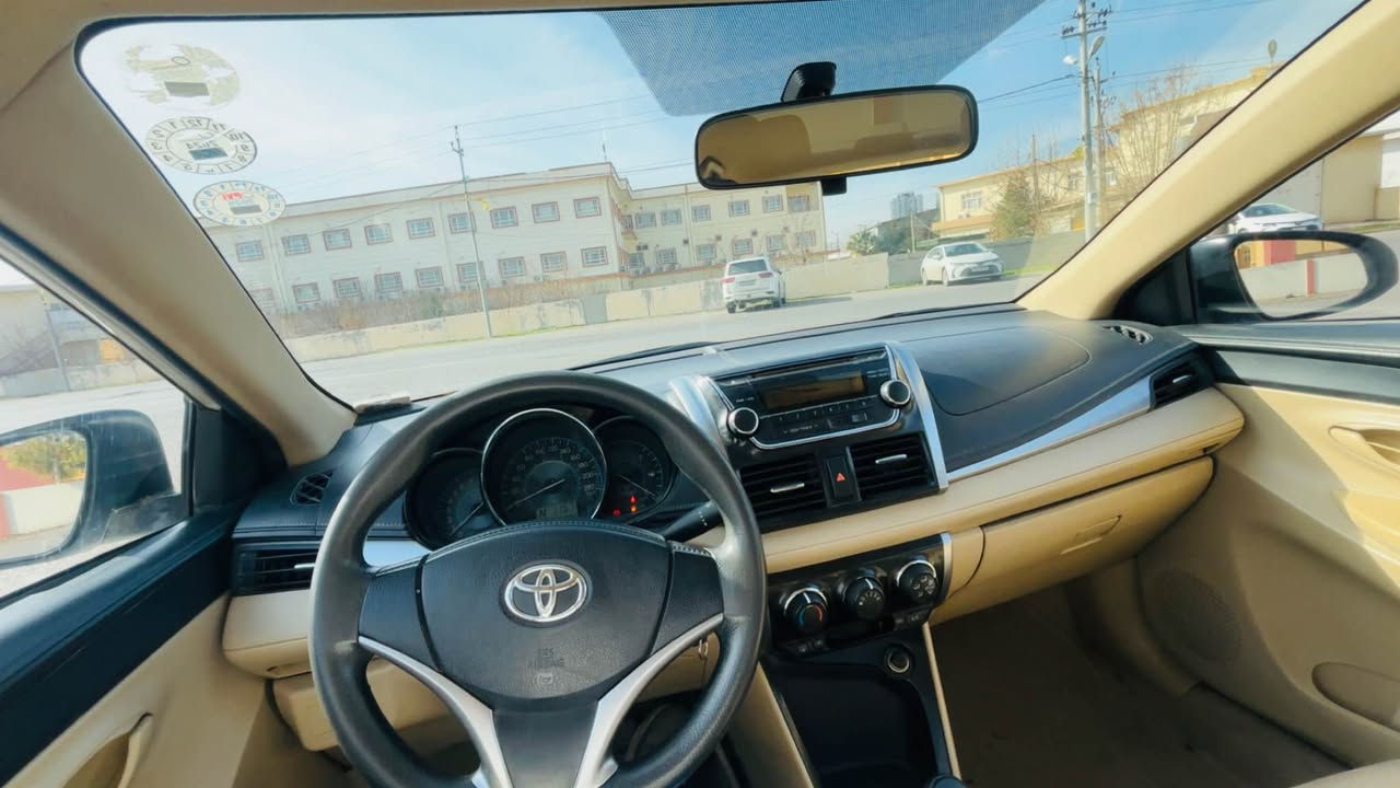 السلام عليكم 
تويوتا يارس 2015 سفری هەولێر 
رەنگ سپی مەکینە گەورە 
بێ سبوغ 
دەعامی بۆ دەعامی بەشەرت 
دوو جێ تعدیلی هەیە 
گێر و مەکینە و تبرید بەشەرت 
شوێن هەولێر 
***********
WhatsApp & Viber أربيل, العراق
