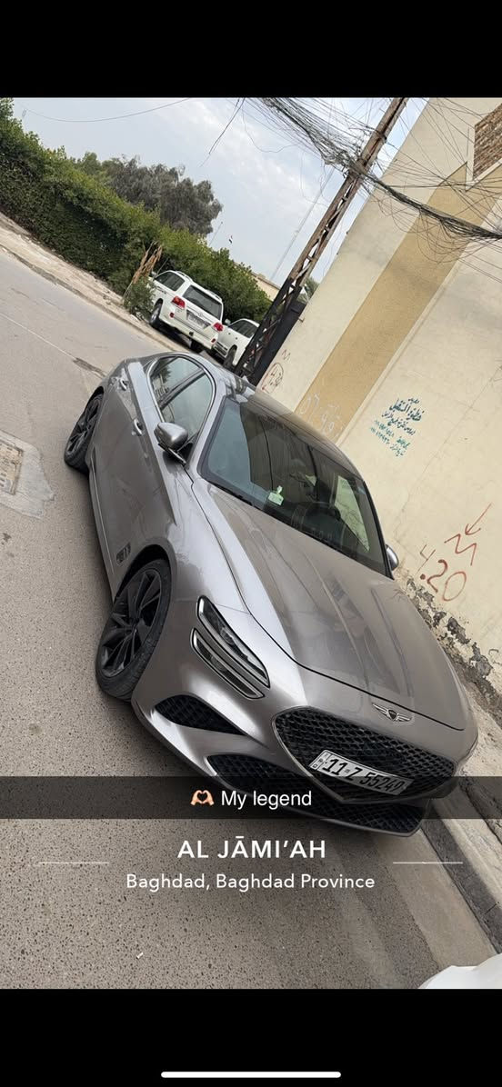 للبيع
GENESIS/G70 /2023 PRESTAGE
2.0T
الممشى : 30000
المواصفات:  
. بانوراما 
• كشنات تدفئة  

• تدفئة المقود  

• وضعيات قيادة (Eco / Comfort / Sport / Sport+ / Custom)  

• Auto Hold  

• داخلية جلد أسود مطرز ب احمر فخم  

• شاشة وسطية كبيرة  

• عدادات ديجيتال  

• رادارات (أمامي + خلفي + جانبي)  

• كشنات كهرباء  

• نظام الحفاظ على المسار  

• مثبت سرعة تفاعلي  

• قيادة شبه ذاتية  

• دخول ذكي + إنارة ترحيبية  

• إضاءة مرايا ترحيبية  

• لايت LED أمامي وخلفي  

الحالة:  

• حادث خفيف
بيبان عدد 2 كلير فقط بدون دواخل بدون 
ايرباك + 3 مكانات بارد
سيارة اي نقص مابيها تايرات جدد شادلها وعليها شوتة رياضية 
 العنوان : بغداد 
السعر 205 

للتواصل : ***********

