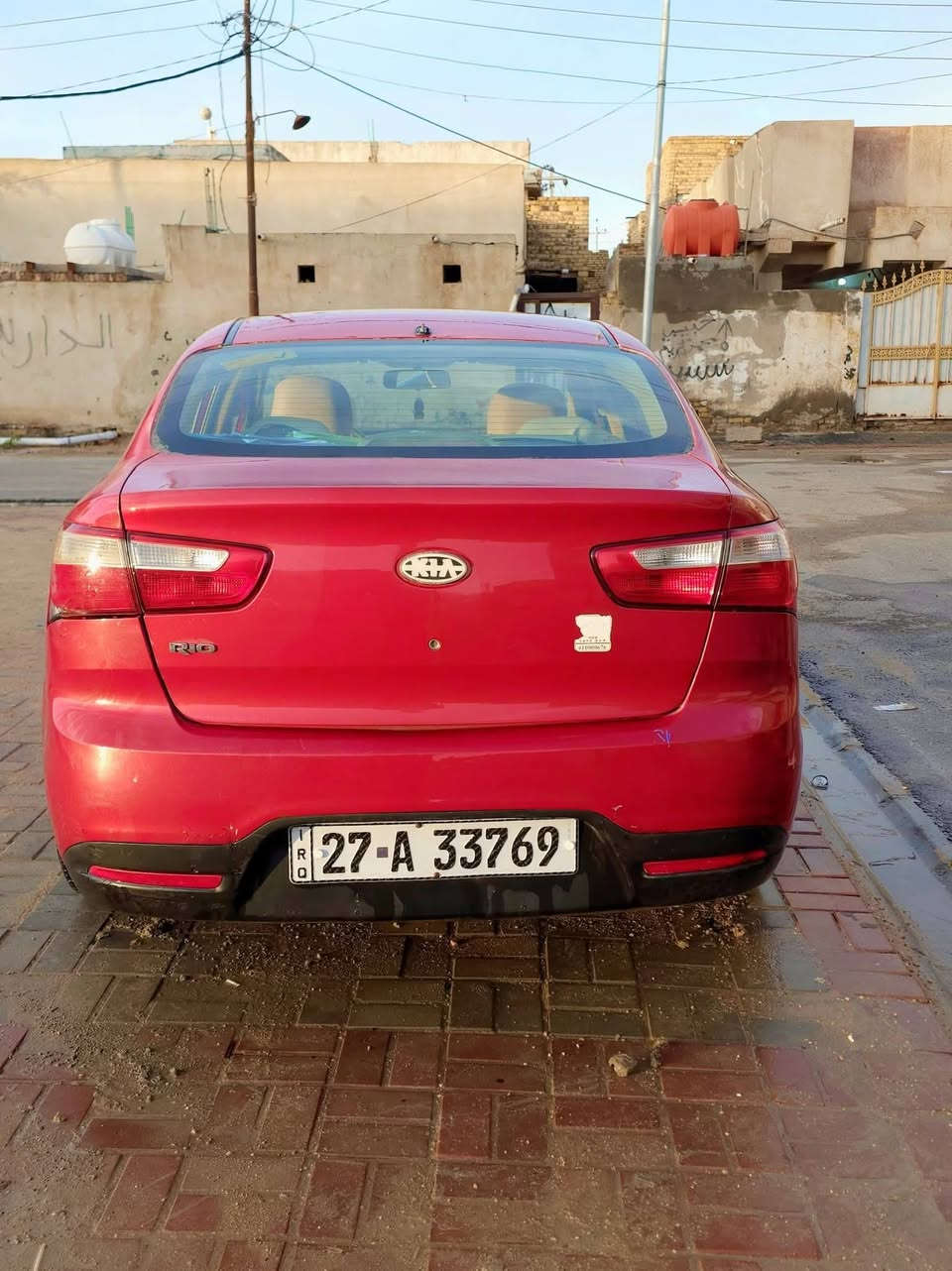 كيا ريو ٢٠١٣ خليجي تبريد ثلج خير من الله حداديه جديده  تخم تاير ماصار شهر من شديته  بأسمي مابيه تبديل فقط بارد قليل  السعر 87 
*********** 🤙➿️
