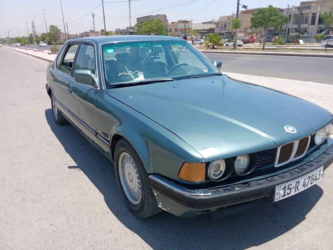للبيع – BMW 735 موديل 1993
المحرك: جيد 6V
 الكير: جيد
 جميع الكهربائيات شغالة 100%
 داخلية نظيفة ومرتبة
 مسجل شاشة
مصبوغه عام 
 الصدر والدبلات بنسبة 70%
 شيال الكاردن موجود، يحتاج شَدّة فقط
 بيها خياسيات بسيطه
السعر 38
مكاني بغداد
***********