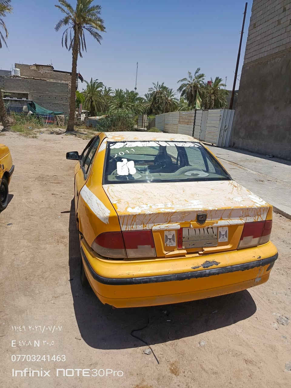 سمند للبيع رقم الماني مميز ميسان سنوية عاج مكانها البصرة السياره تمشي كيرها تمام محركه يصعد دهن على البلكات كيجاتها كله شغالة السعر 900 وبيه مجال قليل حك الجوية مكاني السراجي ***********
