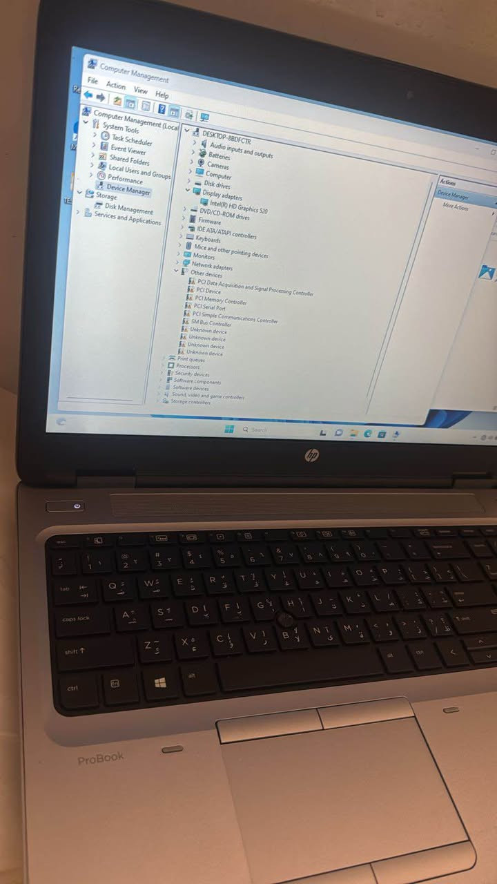 HP PROBOOK 650 G2 15”
CORE 7
GEN 6
RAM =8 GB
HARD =256 ssd
FHD=15”
السعر =220 الف 
***********
النجف 
شارع المدينه النجف, العراق
