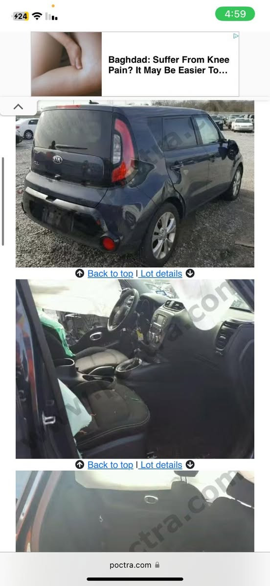 السلام عليكم
صول للبيع موديل 2016
ماشيه 62 ميل 
مكينه وكير مكفول 
السياره داخلها نظيف 
تخم تاير جديد 
تبريد شغال 
حداديه جديد
موجود صور حادث امريكا الموجود بلصوره رقم الشاصي موجود 
السعر 110$ وبيها مجال والسياره استخدام بيت وقليل 
***********
