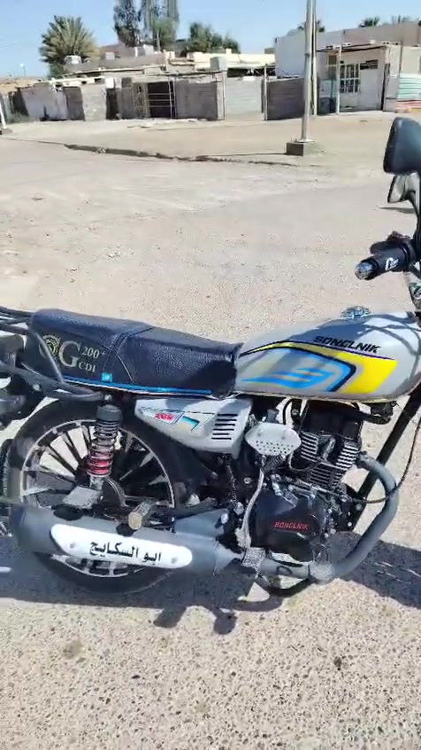 للبيع ايراني جديده فول موديل 26 محرك 200 سيبي اف اني من الرمادي حي التأميم شراي اتصل *********** سعرها 850 بصمه تشغيل عن بعد

