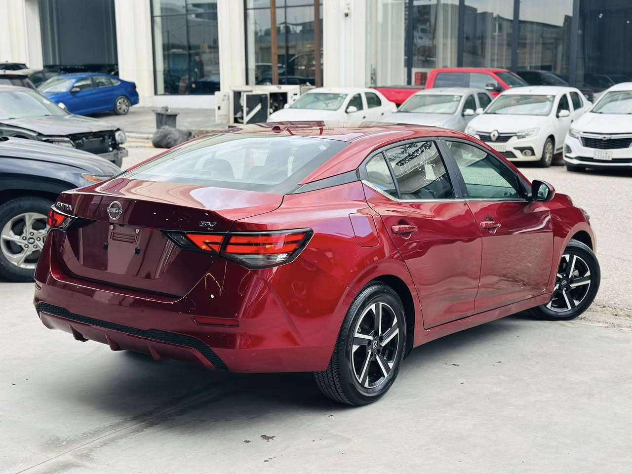 السلام عليكم
نيسان سنترا موديل : 2024

سعر 130ورقه بدون رقم ( تترقم شمالي )
حجم المحرك : 2.0L ( 4 سلندر )
ماشية 1000 فقط زيرو 

حادث : بابين 
بدون دواخل 💯 
ايرباك بردة

المواصفات : 
‏‎بصمة ابواب 
‏‎بصمة تشغيل 
تشغيل عن بعد
‏‎شاشة كبير‏
اوتو هولد: Auto Hold
اوتو ستارد : Auto Stard 
رادار امامي (تحديد مسار)
‏‎رادار جانبي (نقاط عمياء)
‏‎رادار خلفي (التحذير من الاصطدام)
‏‎حساسات امامي
‏‎حساسات جانبي 
‏‎حساسات خلفي 
نظام : Eco - Normal - Sport
تحكيم ستيرين
ستيرين هيتر
تبريد مركزي
لايتات ليد وعدسة زينون 
بكلايتات LED
ويل كروم

 للاستفسار واتساب ☎️ *********** 

العنوان / اربيل شارع 100 (معرض اربيل كارس)
