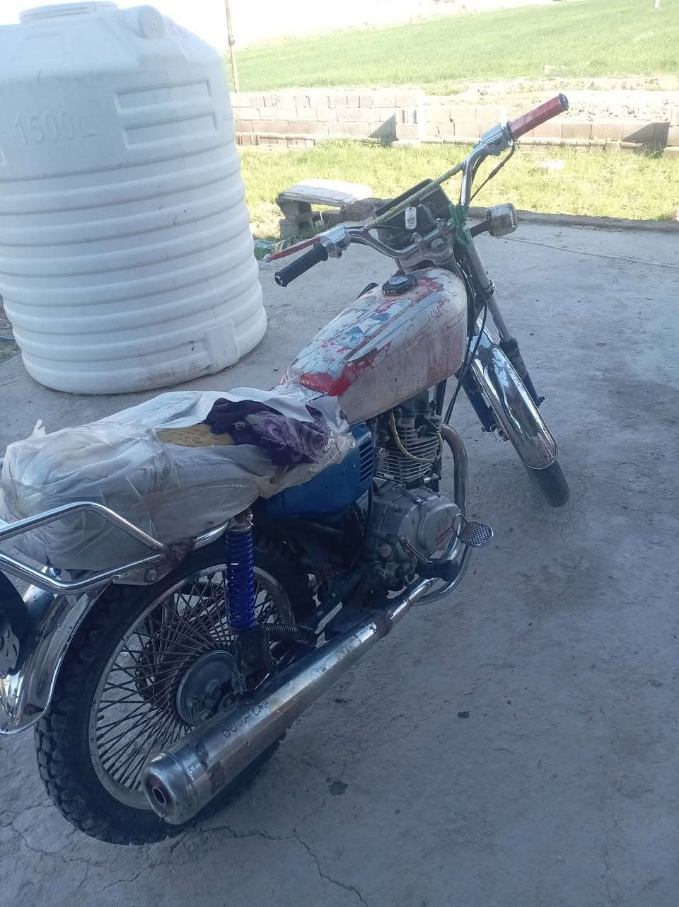 سلام عليكم للبيع او مراوس شعندك نزل دراجه موديل ١٩ تايكر اوراق الخاص مفتوح  استفسار أو اتصال عل رقم***********واسط عزيزيه أو
