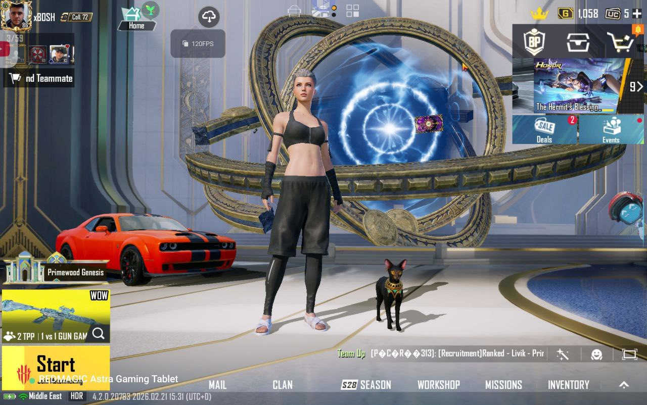 حساب ببجي للبيع
مستوى الحساب : 86
مستوى المجموعات : 72
مجموع اللبسات الذهبيه : 4
مجموع المثكات : 173
مجموع الخوذ المثك : 4 خوذه الجحيم
مجموع الجنط المثك : 7 الفرعون متوفره
عدد الاسلحه : 59
عدد الكل مسج : 27
الاسلحه الماكس : 3 ايكي امفور سكار + يومبي البيانو 
عدد السيارات 2 : تشالنجر + الوحشيه مثك
مجموع اللوبي المثك : 3
+ بي جواهر استراد المثك الذهبي عدد 5 
الشعبيه : 2.98M قريب لل3M


**إذا كنت صاحب هذا الإعلان وتريد حذفه لأي سبب، رجاءا أرسل رسالة إلى الدعم الفني**