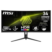 MSI MAG432CQR • مقوسة ٣٤ انش • ١٨٠هرتز 1ms ١٥٠٠R