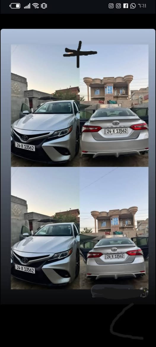 السلام عليكم كامري 18كلين سنويه جديده
السعر ١٧٥
للتواصل ***********
***********
