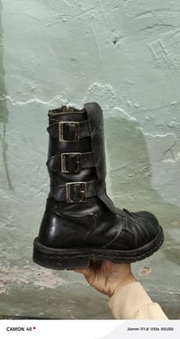 بوت جلد طبيعي • ماركة هارلي ديفيدسون • نضيف