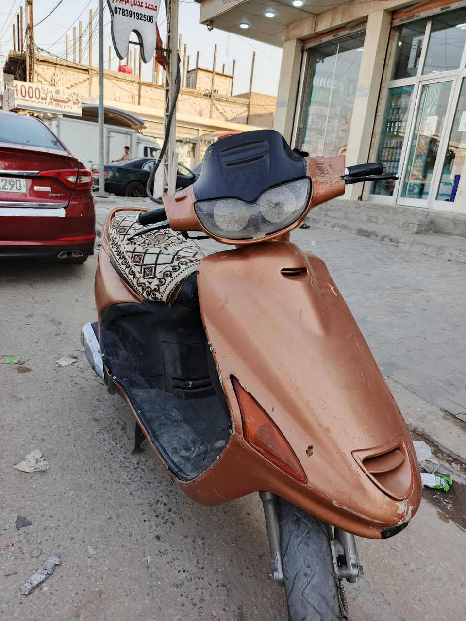 السلام عليكم
دراجة فراشه للبيع نضيفه وتخبل السعر 350وبيها مجال مكان الدراجه نجف حي ميسان رقم صاحب الدراجه ***********
