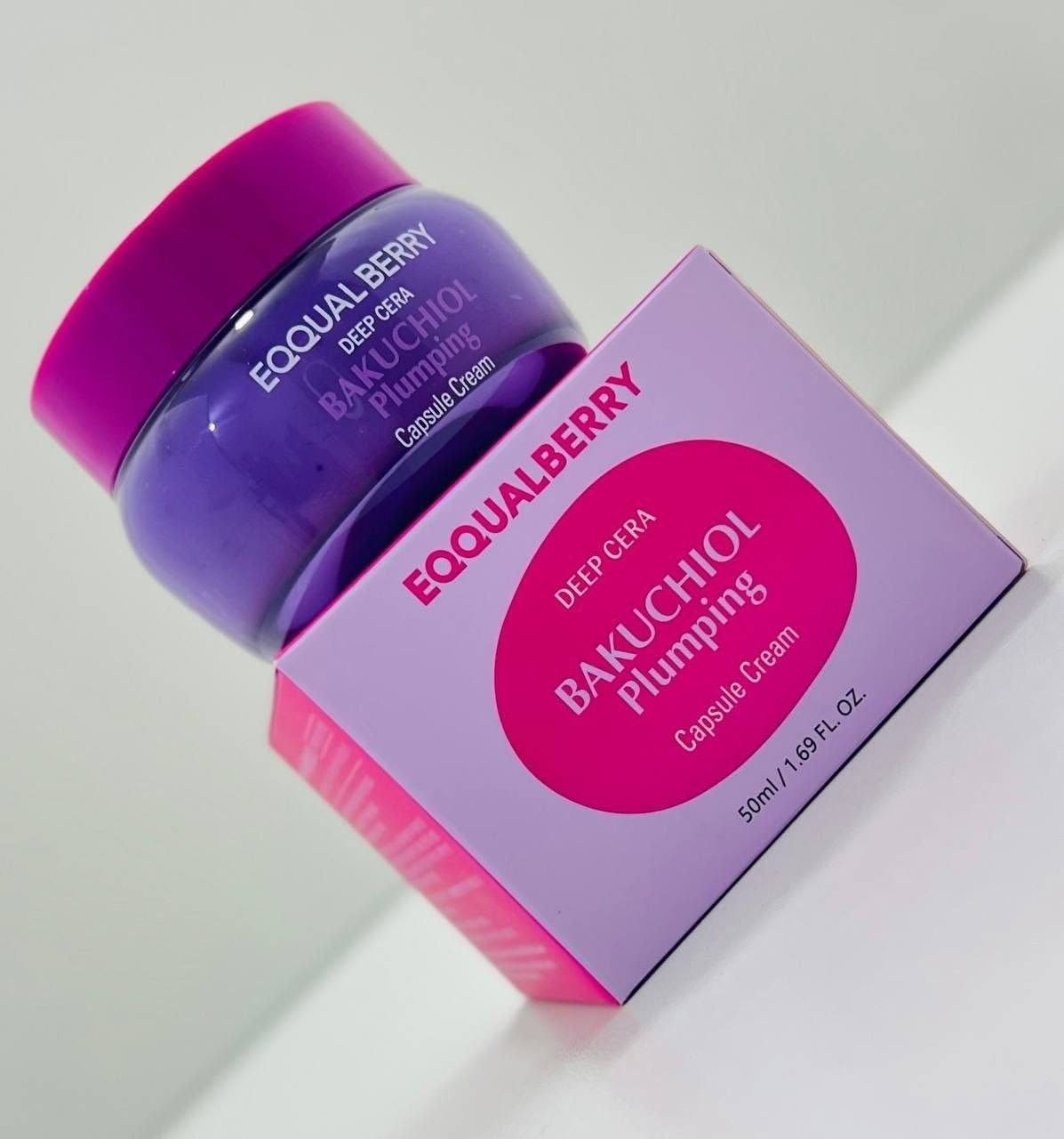 كريم كبسولات بالباكوتشيول لامتلاء وشد البشرة من إيكوال بيري 𐙚⋆🦪⋆ᥫ᭡
 Eqqualberry Deep Cera Bakuchiol Plumping Capsule Cream 50ml  
مناسب لجميع انواع البشرة 🥹
💜🫧 يعمل الكريم على تحسين مرونة البشرة، شدها، وتقليل مظهر الخطوط الدقيقة والتجاعيد بفضل مكوناته النشطة. 
يحتوي على 99% من الباكوتشيول النقي، وهو بديل طبيعي ولطيف للريتينول لا يسبب تهيج البشرة. 
💜🫧 يساعد في تعزيز حاجز البشرة وترطيبها بعمق بفضل احتوائه على خمسة أنواع من السيراميد والكولاجين.
المنتج نباتي ومجرب سريرياً ويمكن استخدامة صباحاً ومساءاً مع ضرورة الالتزام بالواقي 
#كوريا #اكسبلور_explored


**إذا كنت صاحب هذا الإعلان وتريد حذفه لأي سبب، رجاءا أرسل رسالة إلى الدعم الفني**