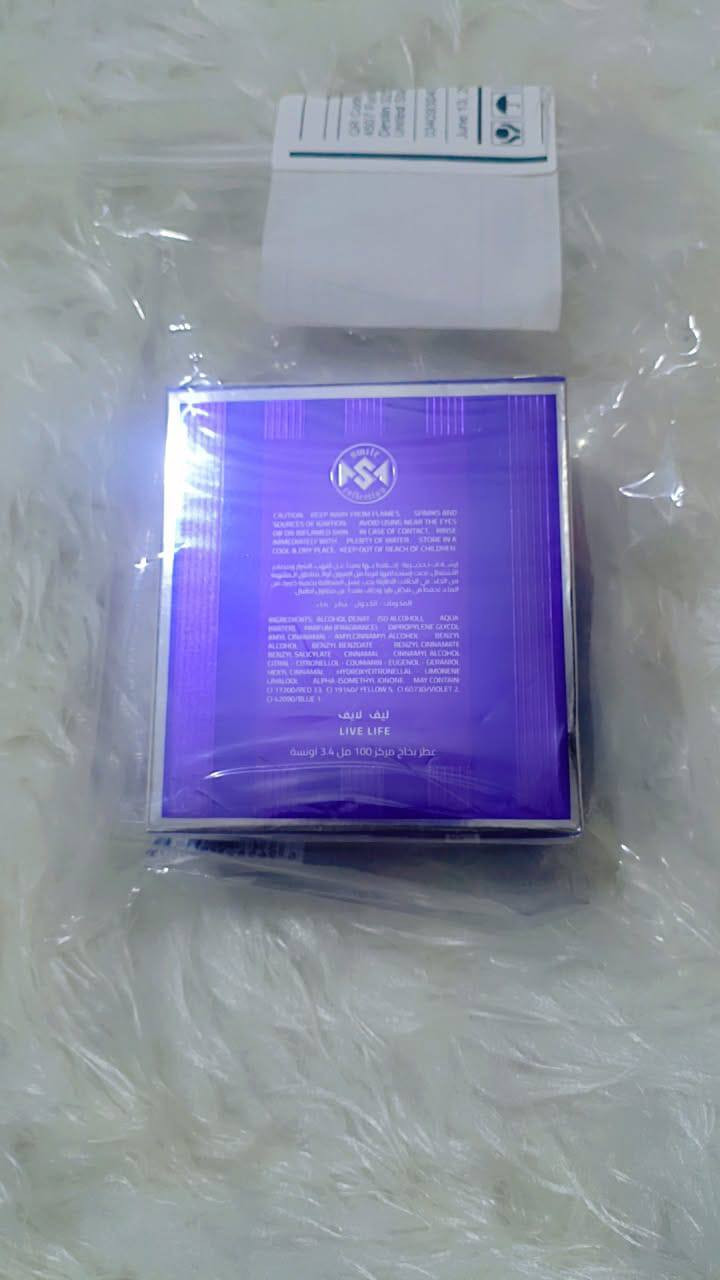 عطر LIVE LIFE طلعلي بالمزون دي اج ال سعر 20 متوفر توصيل


**إذا كنت صاحب هذا الإعلان وتريد حذفه لأي سبب، رجاءا أرسل رسالة إلى الدعم الفني**