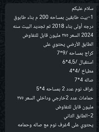 ابي الخصيب كوت ثويني • ٢٠٠م • ٢ غرف
