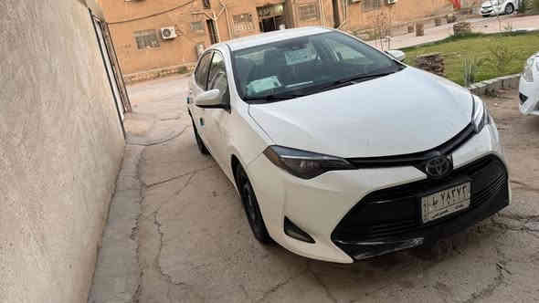 السلام السلام عليكم ورحمة الله وبركاته
للبيع  كورلا 2018 مقدس 
 لون ابيض (Le) كامره ..رادار ..مانع  انزلاق..ايكو..اسبورت  .. فول تحكمات .. تدفئه تبريد كشنات .. دوشمه و ارضية جلد رقم بغداد باسمي سنوية لل2030 رقم جديد تحويل مباشر 
ماشيه 145 كيلو يعني 90 ألف ميل  السياره استخدام شخصي حلوه ونصبتها تخبل وخير من الله صور حادثها منشوره بيها صبغ نص باب وشبرين بالبنيد  صور حادثها وسونارها بالمنشور 
نظام ايكو وسبورت
 تبريد ثلج مكينه كير  كفاله 
  السعر 140 وبيها مجال تشوف وتقتنع وتفكس عيوني 
  للاستفسار اتصال او واتساب ***********
مكاني بغداد الحريه قرب جسر دباش
