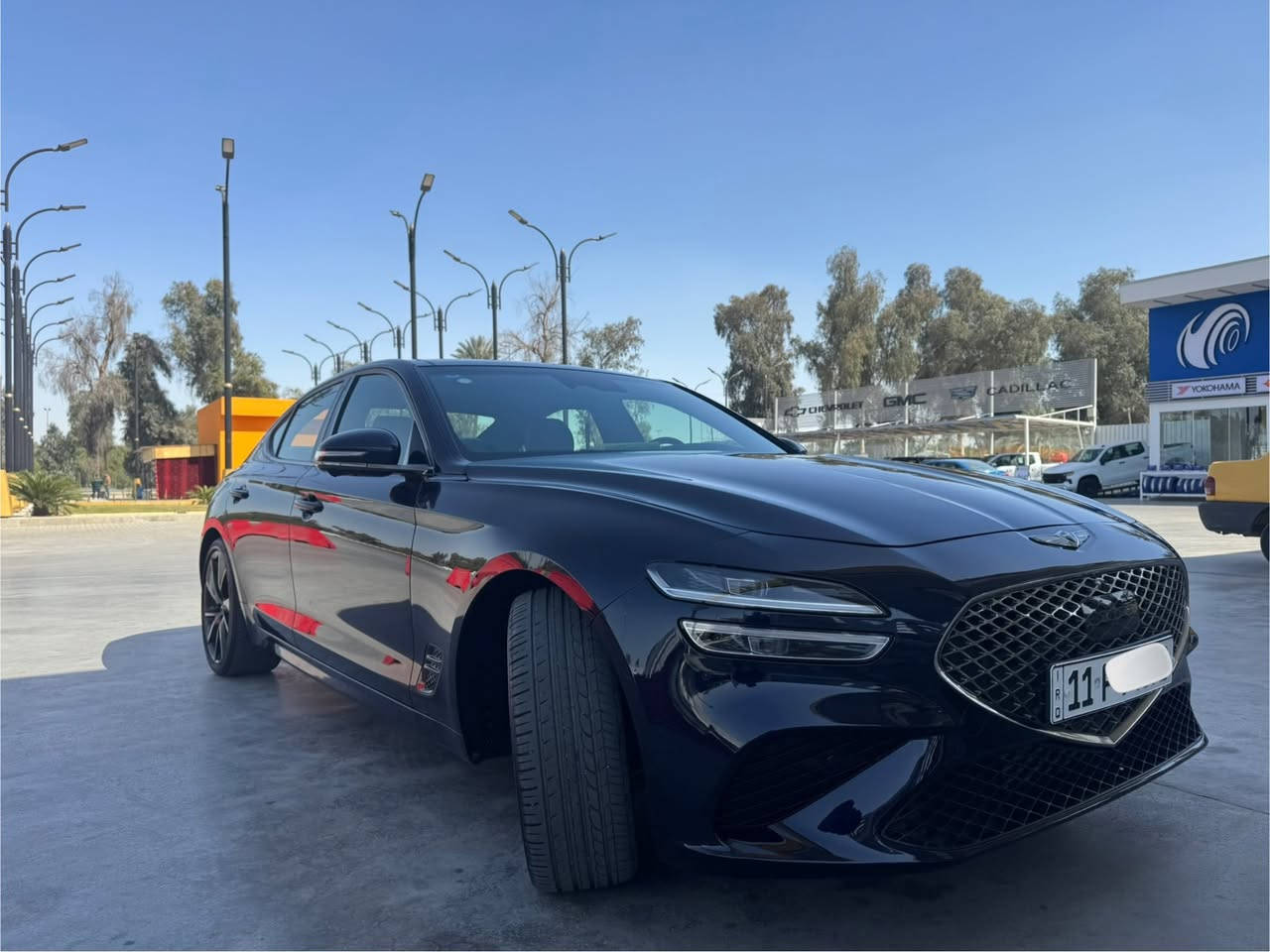 للبيع جنسيس  G70 برستيج سبورت  موديل 2023 ستة سلندر تو ويل فول مواصفات 1/1 كامرات محيطية داتا شو رادار امامي و جانبي كشنات تدفئة تبريد و باقي المواصفات معروفه
حادثها جاملغ و بنيد صبغ قطعتين و شويه بارد و صور الحادث بالمنشور و بالنسبه لتصليحها تجي تشوف السياره شرط وكاله و اني المستورد بعدها على ممشى امريكا 
السعر 225$ او مراوس بسياره بفرق لان محتاج نقد
مكان السياره بغداد
***********
