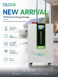 بطاريات TAICO • ليثيوم فوسفات • ١٦٫٠٨kWh