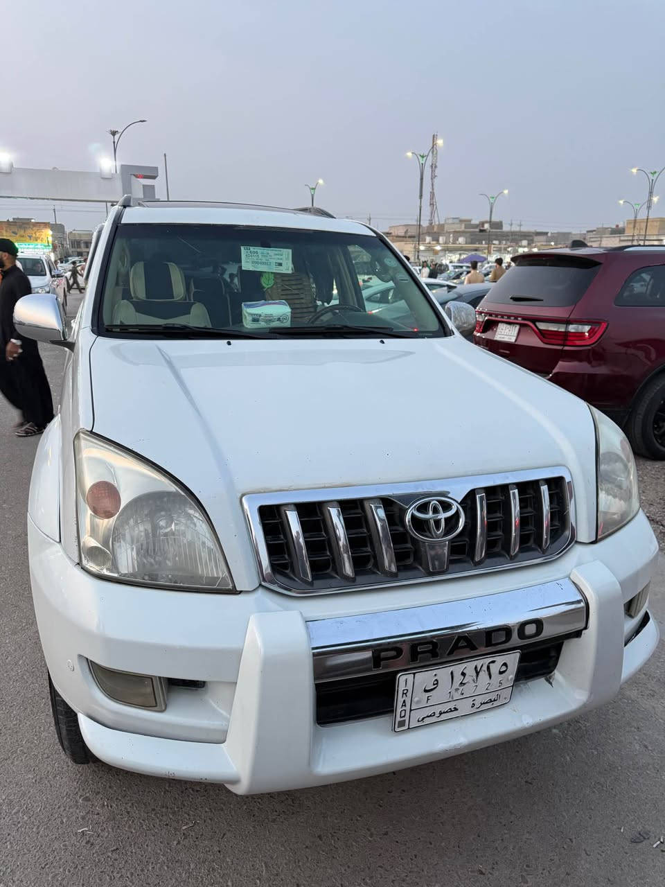 برادو /2008 وارد كويتي خليجي وكاله الساير
السياره بيهــآ فقط الجنطه ومبدله بقطعه اصليه لاصبغ ولامعجون

6 سلندر المرغوب
الفئة vx اعلى مواصفات اللمتد
كَير و محرك و دبل ابشرط واحد على واحد حساسات 360 درجة
فول رادار
4 جامات كهرباء ئوتماتيك
كامرة  خلفية
كشنات هيتر
كشنات كهرباء +جلد
7 راكب
تحكم استيرن
تبريد ثلج
تبريد مركزي 3 قطع
داخل فول فورميك صاج+اصفر المرغوب
شاشة ايباد
دبل اكسل
كَير اوتماتيك
سلايت فتحة
دبل تانكي 198 لتر
سبير تعليكً

ولاكلوب بالعينه مشتغل 
وماماشيه هــواي 170 km
حته كتلوكات الوكاله مالتها موجوده 
السياره جاهزه َ؏َ اخر طكة ماعايزه شــي 

سعرها ١٧٠ ورقة وبيها مجال قليل كلشش 
مكانها البصرة / القرنة 
*********** البصرة, العراق
