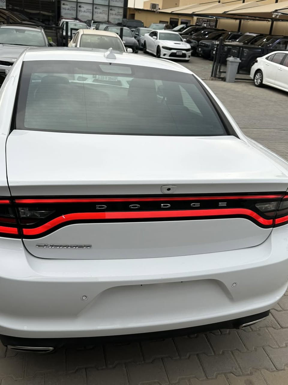 سلام عليكم 
دوج جارجر 2023
حادث جاملغ وبنيد 
مكان سياره كربلاء بدون رقم
***********
