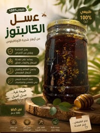 عسل اصلي • نصف كيلو • توصيل للبيت