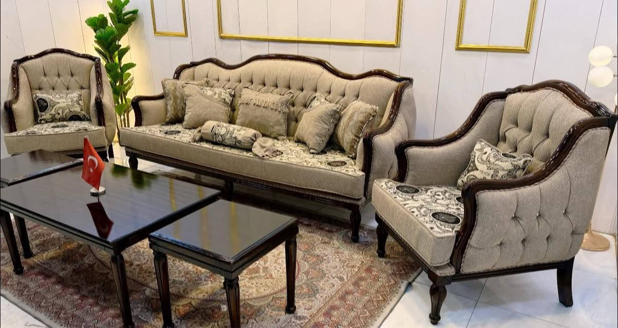 مع ديلينا خلي ترتيب صالتك علينا😍
ارقى وافخم الاطخم التركية 👌🤩مختاره بعنايه ودقه مصنوعه من اجود انواع الخشب 🪵🪵الزان الاصلي وليس المقلد😎😏 
ملاحظه ((تحت كل صوره سعره موديل))
 حفر زان يدوي فخم جداً😍 )🪑🪑
خشب تركي زان اصلي 🪵 
قماش درجة اولى ارقى انواع الاقمشه ✨✨
10مقاعد (قنفتين+4كراسي)
مع  طبله كبيره وطبلتين مربعات  ..
للحجز والاستفسار مراسلة الصفحه او الرقم 📞📞
0773 429 3400
العنوان

بغداد طريق بعقوبه الجديد بعد سيطرة الراشديه مقابيل مقابل منطقه كصيرين  او حسينيه الكصيرين ام القبب الذهبيه عالشارع العام المؤدي الى ديالى وكركوك

متواجدون كل ايام الاسبوع من ال9 صباحاً الى 6مغرب
