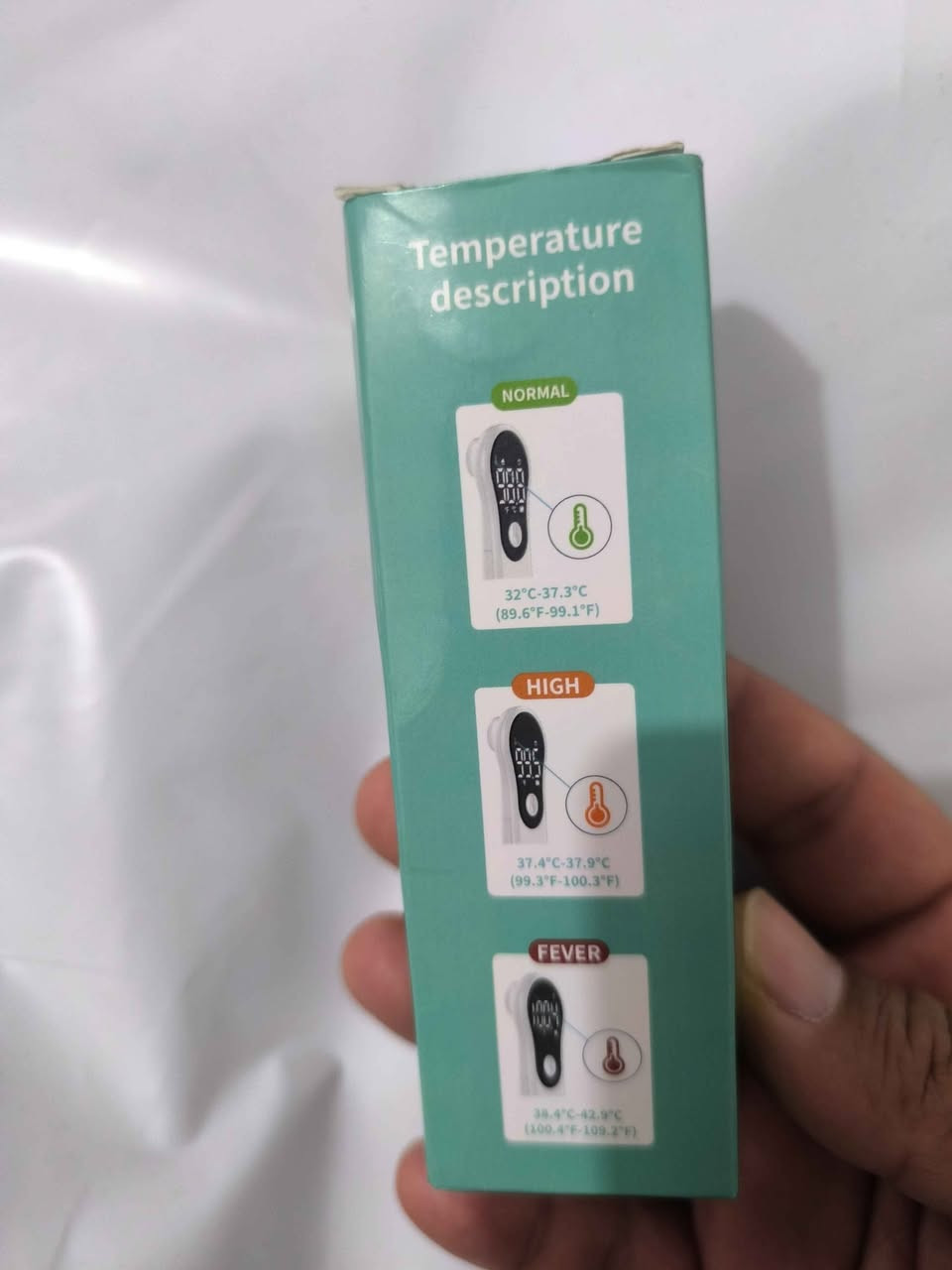 🌡️ Infrared Thermometer – پێوانەی گەرمی جەستە بە بێ دەستدان
✔️ پێوانەکردنی گەرمی لە 1 چرکەدا
✔️ شاشەی ڕوون بۆ خوێندنەوە
✔️ ئاگاداری گەرمی بەرز (سوور دەبێت)
✔️ گونجاو بۆ منداڵ و گەورە
👶 باشە بۆ: ماڵ | منداڵان | کلینیک | قوتابخانە
📦 کاڵای نوێ و کوالیتی باش
🚚 گەیاندن هەیە بۆ هەموو شارەکان أربيل, العراق


**إذا كنت صاحب هذا الإعلان وتريد حذفه لأي سبب، رجاءا أرسل رسالة إلى الدعم الفني**