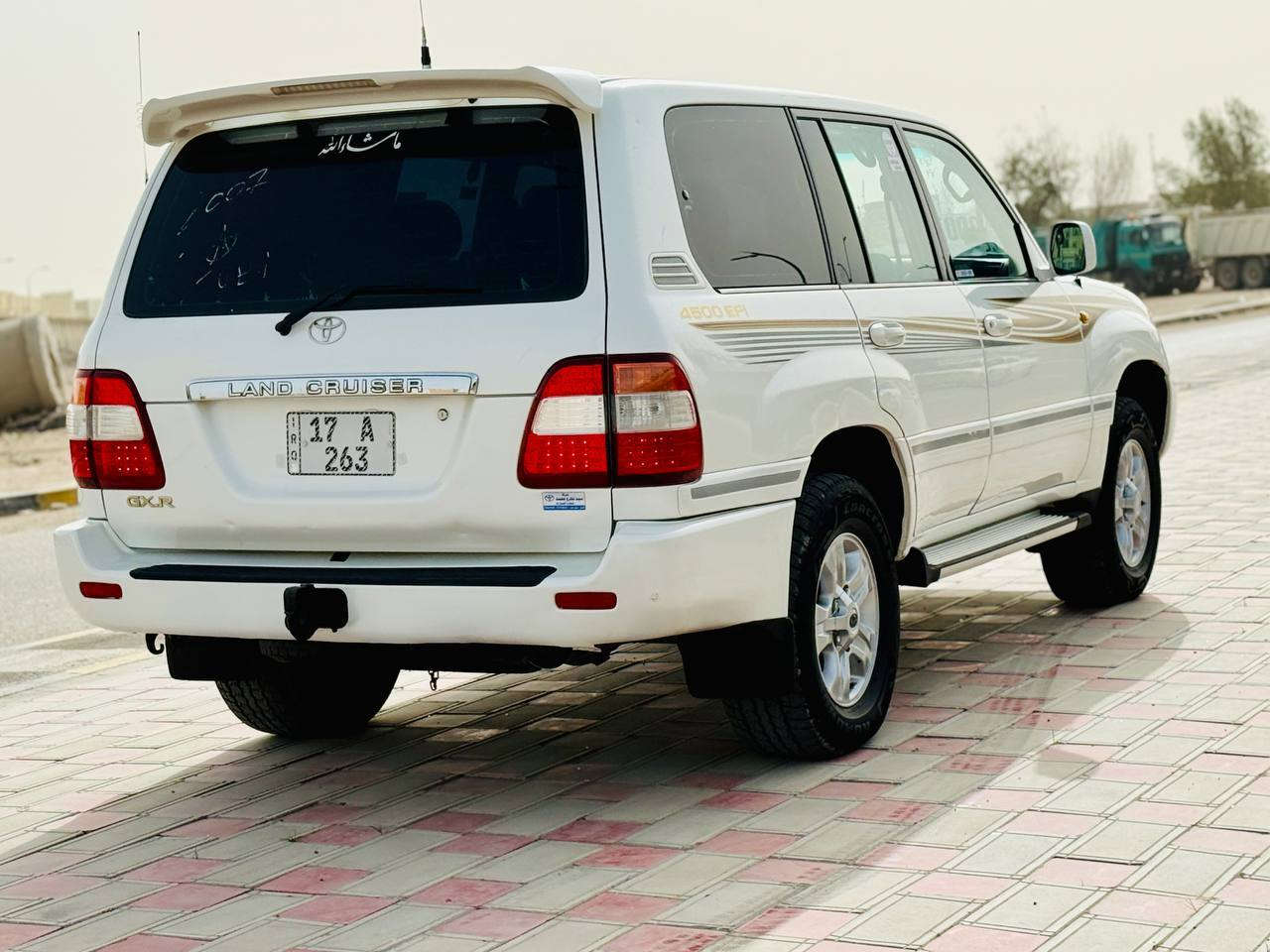 تويوتا لاندكروزر 2007 مونيكا GXR
اللون أبيض صدفي
فول مواصفات
ثلاجة، أربع جامات أوتو
، تبريد مركزي
شاشة آيباد،  كلش حلوة
السيارة باقيـة بلاديه حساسات خلفيه كامره خلفيه كشن كهربائي
سياره كفاله عامه من كلشي سونار مرفق بل منشور

ما بيها صرف ولا دخان
 
گير ومكينة بشرط
نظيفة كلش وما بيها أي خلل
4 تايرات جديد ،  ما تحتاج شي
السعر 195 ورقه وبيهه مجال بسيط مراوس ترهم حسب قناعه 

شرط تحويل رقم مثنى النكليزي

رقم الهاتف ***********
مكاني نجف الاشرف
