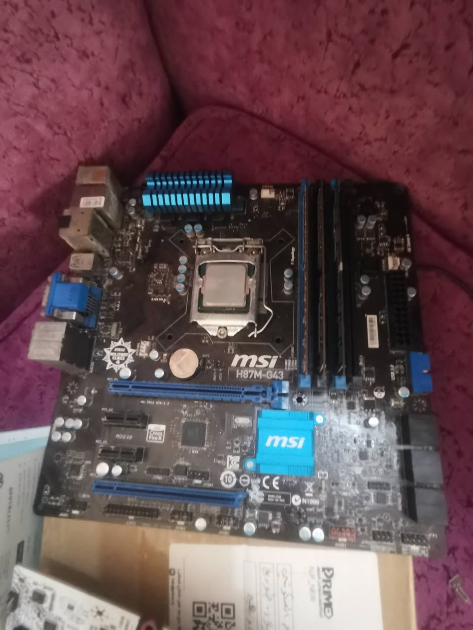 السلام عليكم
GTX 1650 Msi Vetios 2fan OC
I5 4690
4X3 G Ddr3 12g 1600mhz cl11
H87-g42 4s
500W Hynt key
CASE 3F
256 SSD
 القطع نضيفه
حراره الكرت بالفورمارك ٥٤
مكاني كربلاء وعندي توصيل حت للمريخ
ب٢٥٠ الف


**إذا كنت صاحب هذا الإعلان وتريد حذفه لأي سبب، رجاءا أرسل رسالة إلى الدعم الفني**