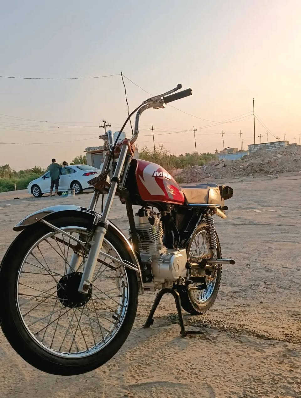 سلام عليكم دراجه  اوراق اصولي مديل 25 شاصي 17 دراجه برغي ما مفتوح بيهه شوفت عينك نضافه سعر 750 وبيه مجال بسيط هذه رقمي ***********

