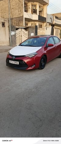 كورلا مديل 2018للبيع فول مواصفاتXLE 1-بصمة تشغيل 2-فتحة سقف  3-نضام قي...