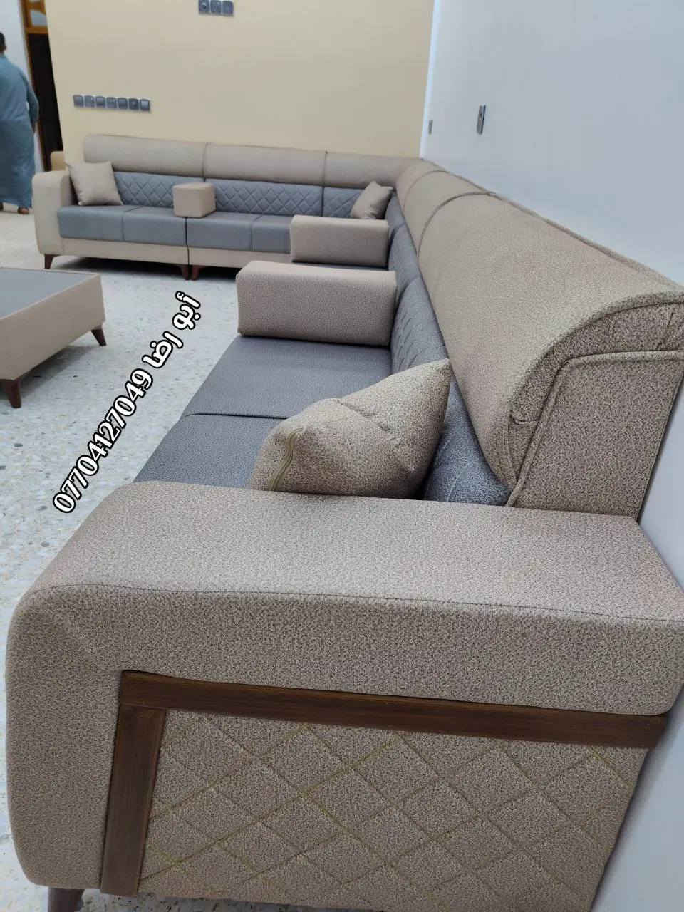 🌹🏠🏡(مجمع الأميرات للأثاث) 🏡🏠🌹

 #أختار_ولا_تحتار_مع_مجمع_الأميرات 🏠🏡

⚜️ من بيت الزبون ⚜️

ديوان دزاين تركي عصري ومميز 🛋️ 🤳
صناعة عراقية 100% 🇮🇶 
عمل درجة اولى💥
أرجل خشب ماركة قوية 
خشب جام روسي بلوك احمر 
اسفنج اكسترا ١٠ سنتم 
قماش تركي النوع الثقيل... 
نعمل كافة الموديلات والالوان 🎨 حسب الطلب 👍
مع الضمان الحقيقي 💯💯

تتوفر خدمة توصيل داخل ديالى 🚚

البيع بالنقد وبالتقسيط المريح💵💵

للاستفسار الاتصال ع الرقم 👇
📞*********** (ابو رضا)
مجمع الاميرات للاثاث 
الأميرات الأميرات 

🌍العنوان 📍📍ديالى /ناحية جديدة الشط/ البعبدي /قرب مضيف الأمام الحسين_مجاور مثلجات ليمونه 

           ❤️❤️ٱهـُ‘ـُلُٱ وٌسُـ‘ـُهـُ‘ـُلُٱ بُـ‘ـُكُـ‘ـُمُ❤️❤️

#مجمع_الأميرات_للاثاث
