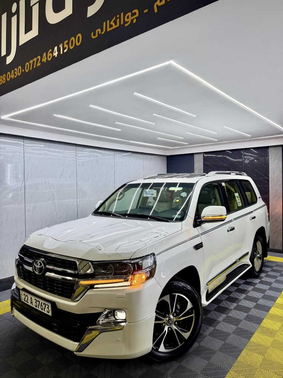 ‎تويتا لاند كروز _ موديل _2021 _  GXR.V8 grand toreng
‎موصفات.فوول SAS اصلى 🦅🔥
‎محرك.(V8) 
‎بسم الله الرحمان الرحيم

‎ملاحظه رجائن سياره (بدون مراوس)🖐🏼

‎تويتا لاند كروز موديل (2021)  
‎🔶سياره مواصفات GXR. V8 .
‎🔶سياره (V8) سلندر
‎🔶سياره كفاله عامه دعاميه لي دعاميه 
‎بدون صبغ +بدون شخت + بدون حالوب 
‎بدون رمل  _ بدون حصوه+حتا دعاميات 
 
‎🔶سياره ماشيه(45) الف كيلو فقط حقيقي
‎🔶٤ اطارات و ويل جديد حلو بدوناي نقص 
‎🔶سياره مواصفات (GXR ) ماشاالله حالو 

‎🔶محرك + گير كل بشرت مامفتوح 
‎بدون صوت + بدون دخان 
كل خراز بلادى موجود
‎🔶( مواصفات) 
‎( صلايت + سلاجه  
‎كوشنات كهرباي ٣ دگم _ حاساس خلفي و امامي_ بصمه + كاميرا بلايت + ٨ ارباگ +  كيج لكزز+ لايتات زينون+ +داغل بlماروني+دابل اكسل +سندوق شفط بلادى+ ٣ شاشات بلادى+ شحن موبايل)

‎🔶تحويل بشرت مباشر حول كل جديد

‎🔶مكان سياره سليمانيه 
🔶 ***********
‎🔶سعر (593)ورقه
