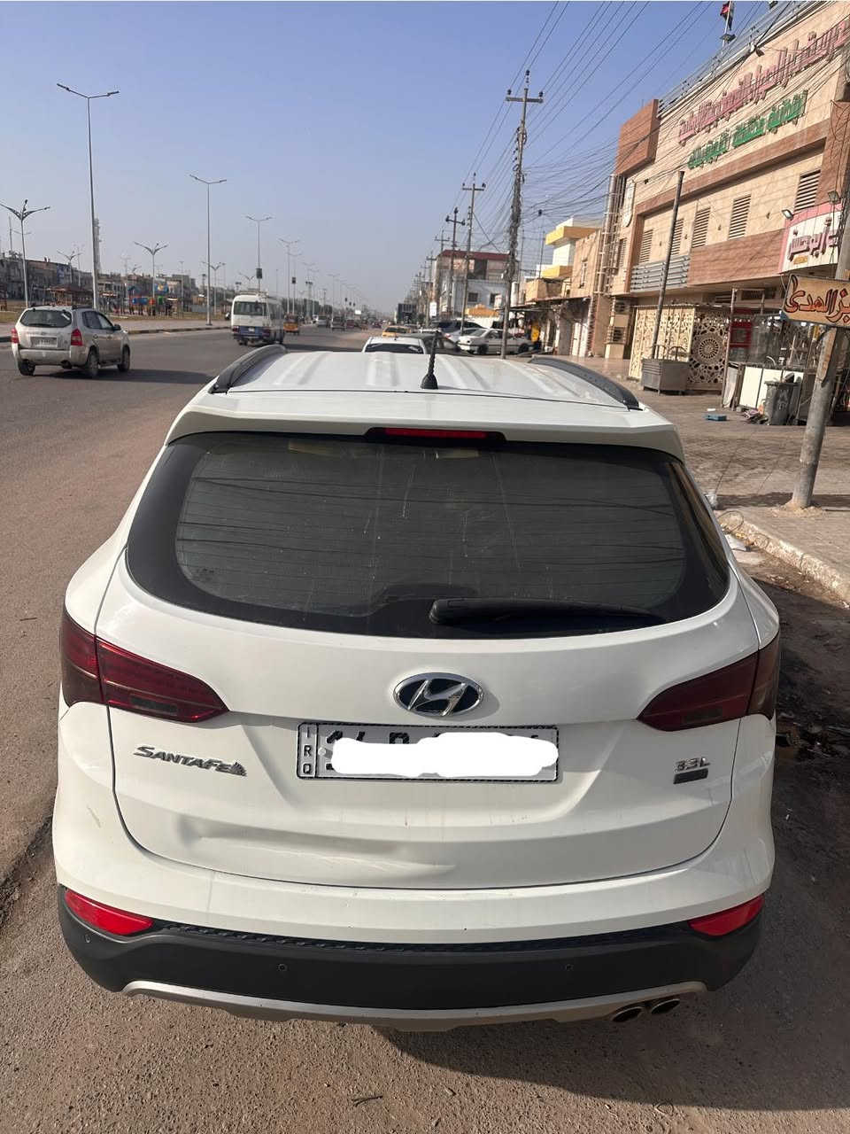 سنتافي موديل 2015 خليجي
ماشي 165 الف كفاله عامه 
7 راكب
رقم بصره 
اضاءه ترحيب
مري شفط + اشاره
فور ويل
6 سلندر
7 راكب
تبريد 3 قطع مناخ منفصل
کشن كهرباء
مانع انزلاق
مثبت سرعه
فول تحكم ستيرن اربع جهات
منظومة زنون
تخم تایر جدید وحداده جديده
السعر 176 ورقة للاتصال ***********
