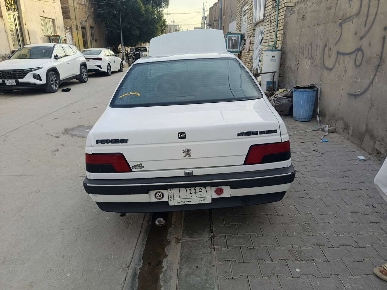 سلام عليكم للبيع بيجو 405مديل2012 سياره  كير مكينه بلجيس حداديه تبريد تدفئه كله جديد تخم تاير هستوني شديته رقم نجف السعر46 مكاني النجف. المشخاب.***********
