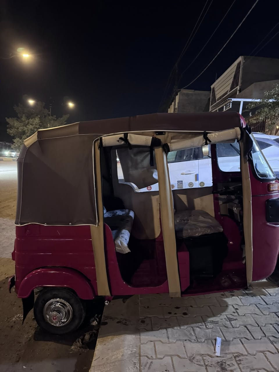 التفاصيل بلفيديو شوفه يلا تتصل مو تتصل وتكلي شبيها
تكتك 2020 رقم بغداد لوحات انكليزي تحويل ثاني يوم مصبوغة عام للجمالية مكينة مكفولة التكتك كاملة مكمله من اي نقص تاخذها كبل للشارع مكاني ديالى بعقوبة شارع جرف الملح شراي اتصل ودلل *********** السعر 6 ملاين وبيها مجال
