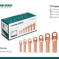 وصول ترمل نحاس رقبة طويلة ماركة AKKO STAR  10 ملم 16 ملم 25 ملم 35 ملم...