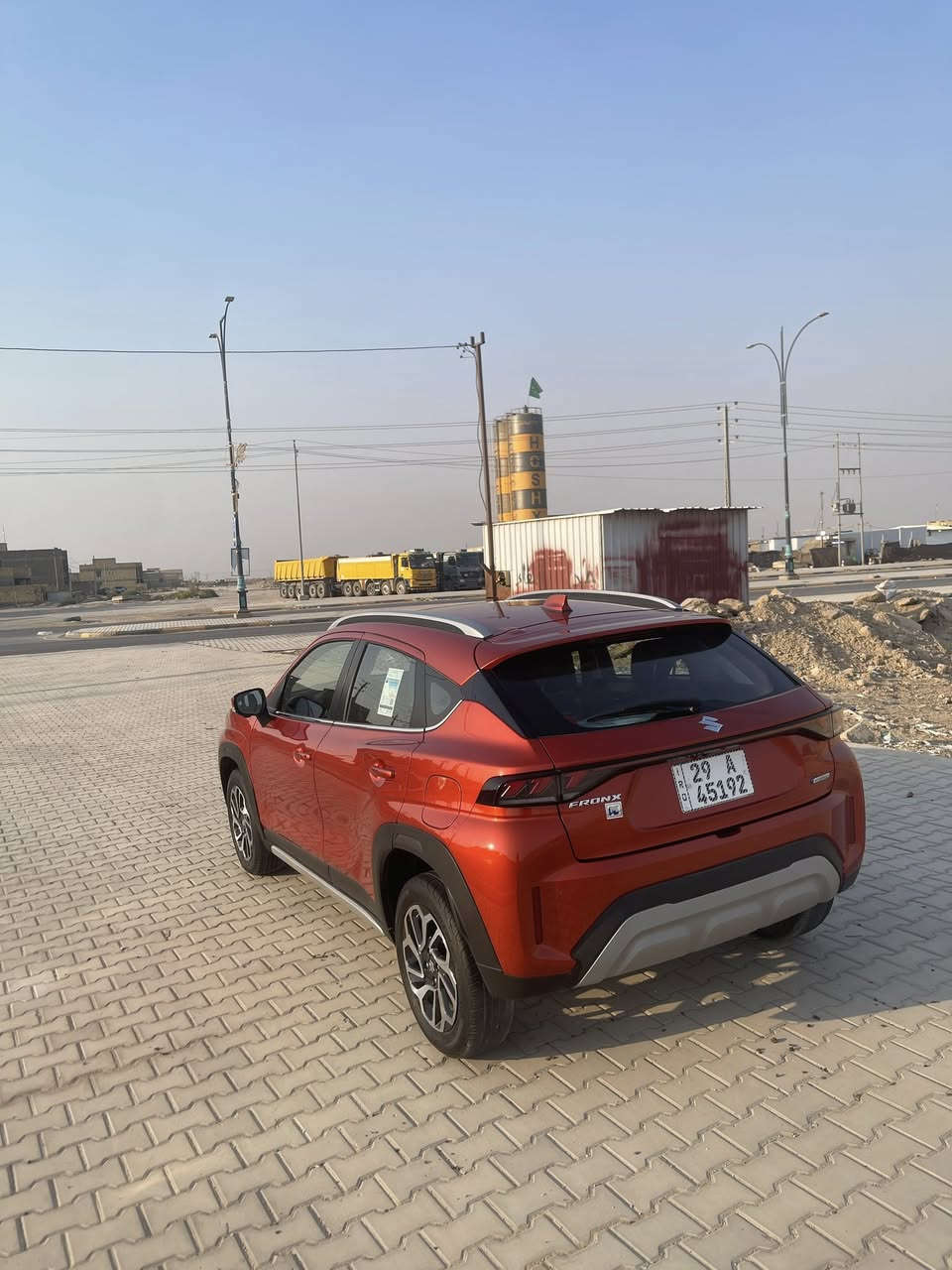 سلام عليكم
اللبيع سوزوكي فرونكس 
مديل2024
سياره  ماشيه ١٤ الف

مرقمه واسط 
كفاله عام 
بسمي تحويل شوكت مي يعجبك 
موصفات 
بصمه 
شاشه 
داتشو 

كأمره 
حي بي إس 
قطعتين تبريد 
 مكانه واسط  
آي ستفسار.  
٠***********
