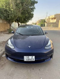 للبيع تسلا مديل 3 مديل 2023 وارد امريكي حادثه حلوه خلفي بجم كبس رقم ال...