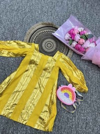 فساتين اطفال • خامة كويتي • توصيل نجف