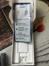 تكنو كامون 40 برو • ٢٥٦ • ١٢+١٢ رام