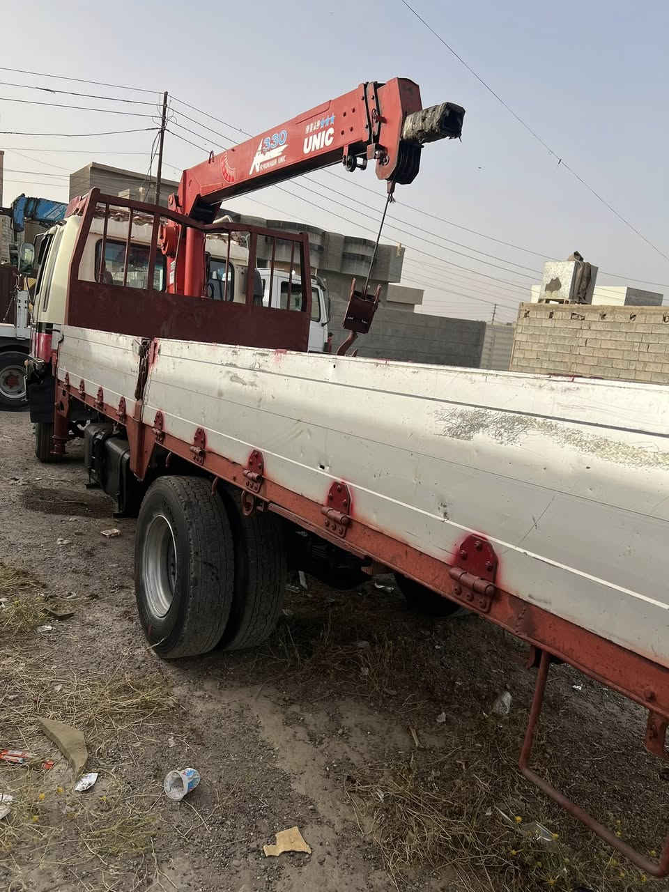 كرين هينو  طيره موديل 91 جهاز يونك 3300 رقم نينوه للبيع  ***********
