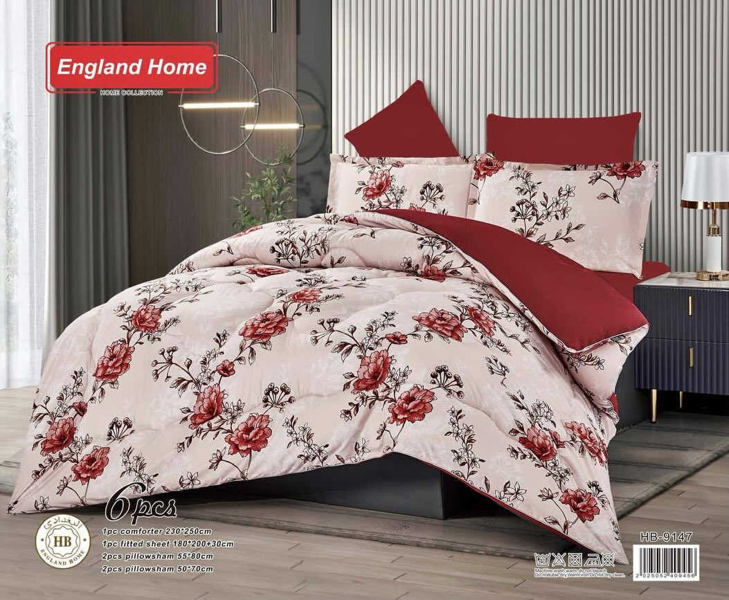 ⚜️عروضنا مع داڤانا للمفروشات
  
لحاف صيفي نفرين مشجر 6 قطع 

السعر : 50 ألف فقط 💫💫💫

طقم لحاف أنيق بتصميم عصري من England Home يضيف لمسة هدوء وفخامة لغرفة النوم ✨

يتميز بنقشة أوراق نباتية جذابة بألوان الأزرق والرمادي مع درجات البيج الدافئة، ليمنح الغرفة إحساساً بالراحة والهدوء، ويتناسق بسهولة مع مختلف ألوان الأثاث والديكور.

مواصفات الطقم:
✔️ لحاف مبطن ناعم وخفيف يمنحك دفء مريح
✔️ قماش لطيف على البشرة ومناسب للاستخدام اليومي
✔️ ألوان ثابتة لا تبهت مع الغسل
✔️ تصميم عصري يرفع من أناقة الغرفة

محتويات الطقم (6 قطع):
• لحاف: 230 × 250 سم
• شرشف مطاطي: 180 × 200 + 30 سم
• 2 غطاء مخدة: 55 × 80 سم
• 2 غطاء مخدة: 50 × 70 سم

اختيار مثالي للباحثين عن الراحة والأناقة بسعر مناسب 

#مفروشات #ديكور_المنزل #اثاث_منزلي #اناقة_البيت #ديكور_راقي تصميم_داخلي افكار_ديكور اثاث_راقي بيت_الاحلام تجهيز_المنزل
مفروشات_العراق اثاث_عراقي عروض_العراق ديكور_عراقي كربلاء النجف بغداد الحلة البصرة السماوة الناصرية
توصيل_مجاني عروض_خاصة خصومات افتح_بيتك_بذوق البيت_الراقي الراحة_تبدأ_من_البيت ستايلك_يبدأ_من_البيت


**إذا كنت صاحب هذا الإعلان وتريد حذفه لأي سبب، رجاءا أرسل رسالة إلى الدعم الفني**