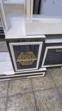 تركي ٩ قطع • قماش وتر بروف • سرير مخزن جك