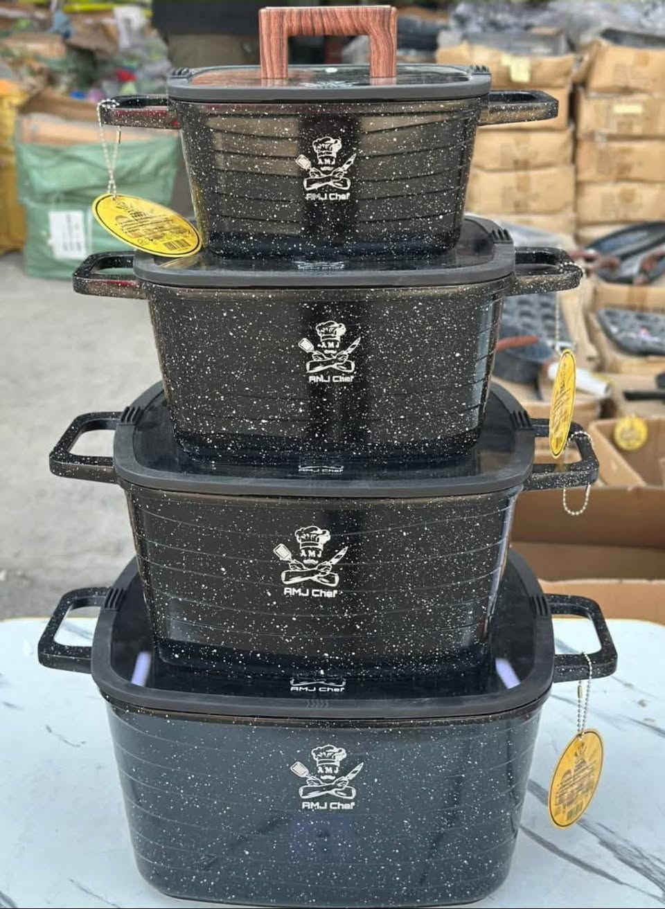 توفر حسب الطلب ماركة الشيف الاصلي مع الضمان كرانيت زيتي ثقيل قاعده ليزرية وبي ضمان قبق سليكون حراري ضد الكسر


**إذا كنت صاحب هذا الإعلان وتريد حذفه لأي سبب، رجاءا أرسل رسالة إلى الدعم الفني**