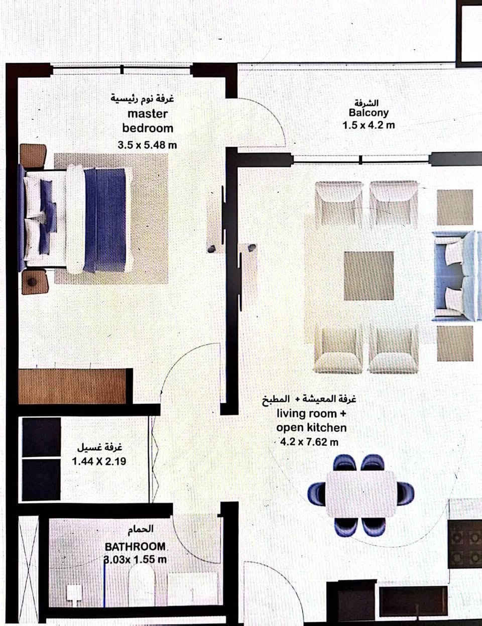 مرحبا 
يوجد شقة مساحة ٩٤ متر في مجمع بروج السكني 
إطلاله داخليه ع مسبح المهتم يتواصل ***********
