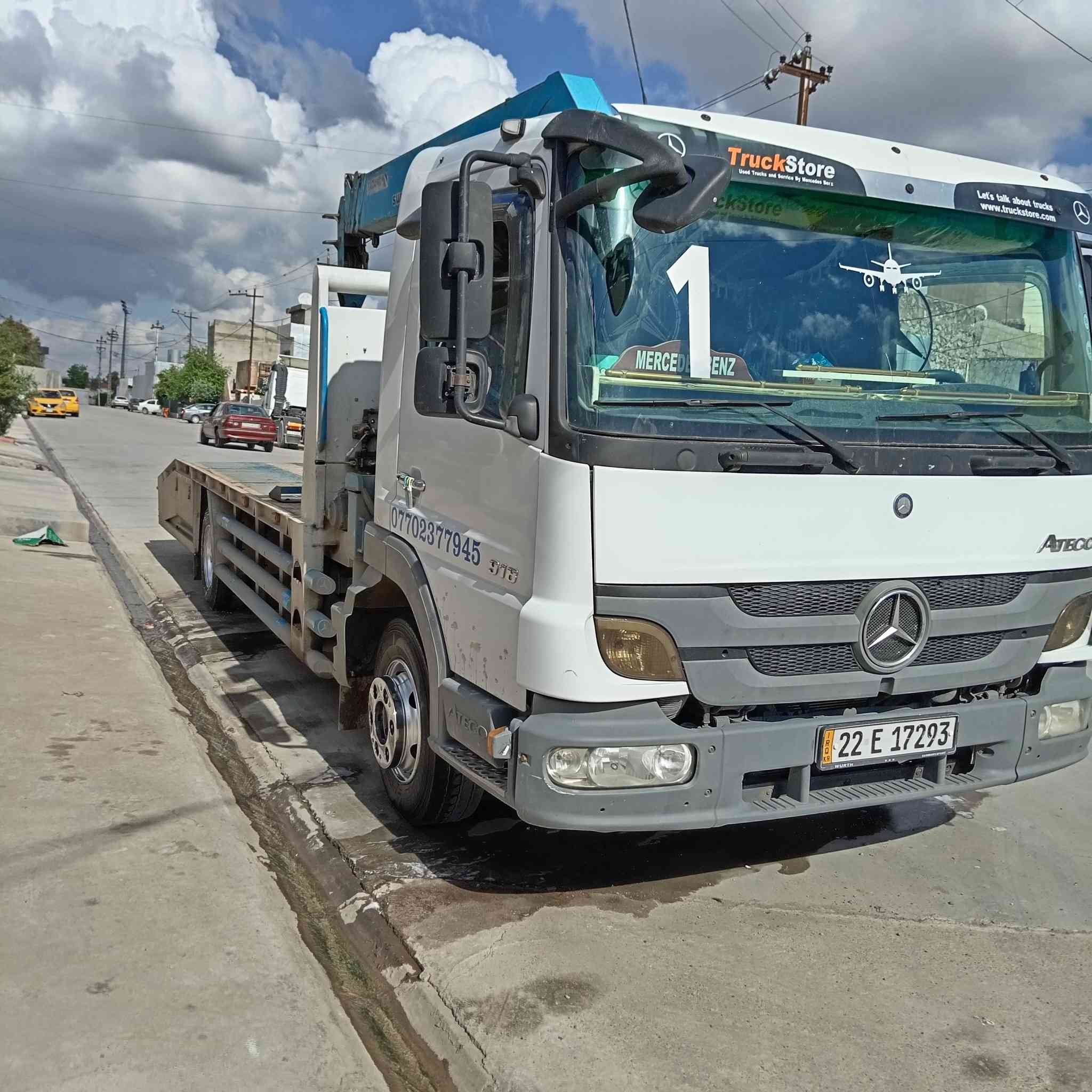 أتيكو كرين
أتيكو كرين فلات للبع
حجم ٨١٨ مودل... ٢٠٠٥... ٦براغي مرك4
مواصفات تبريت بيلاري+جام كهرباي +هاف +
دكمه هه زه صعود+دكمه تاكوز+خلفي جبلس +
امامي اسبرنك + مرايه كهرابي +
كرين سوبرزيت 3طن 4بلايتات
رقم و سنوي جديد 
محرك + كير + شاصي + اكسل + سبوغ بشرط مكفول
عنوان كركوك
دلشاد كرين كركوك
***********
***********
