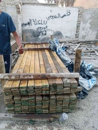 خشب مستعمل اخو جديد مشتغل شغلة وحده  وجكات مستعمل 4 متر تركي اصلي نضاف...