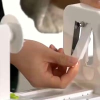 قطاعة Veggetti Pro • 3 شفرات • قاعدة شفط