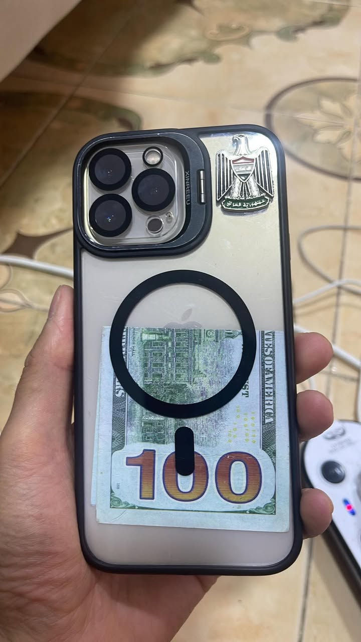 السلام عليكم 13برو ماكس ذاكره256 بطاريه99مبدله اصليه شاشه بلاديه مكاني بغداد ابو غريب السعر الاتصال علئ الرقم***********
