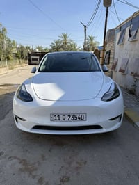 شباب تسلا Y2024دخول جديد رقم بغداد باسمي تحويل مباشر السياره بيهة بس ب...